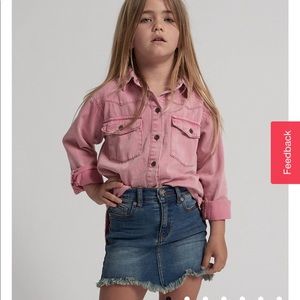 One Teaspoon girls denim skirt 9/10